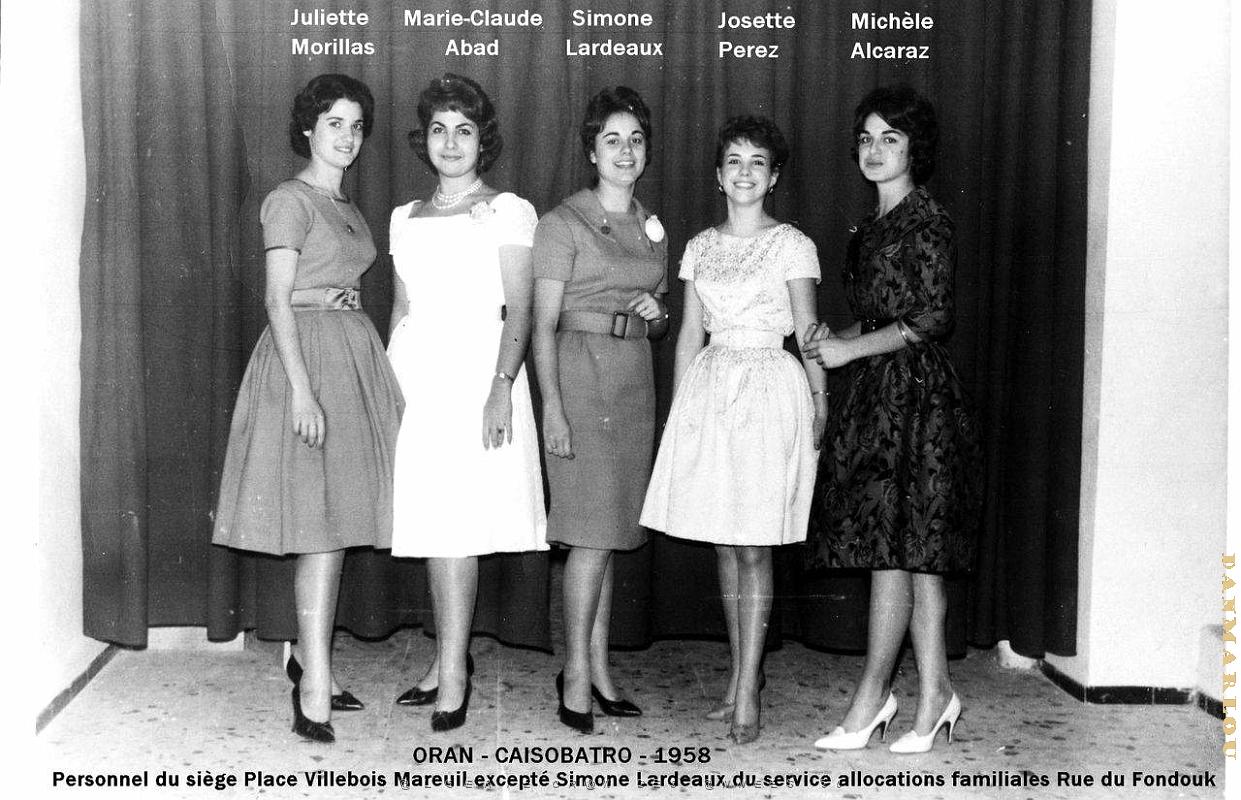 Oran - Caisobatro girls - 1958.jpg